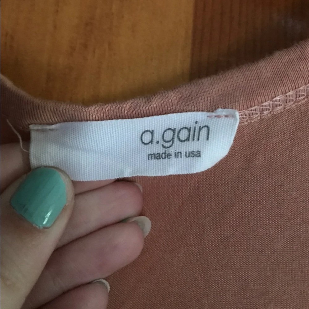 Mauve Rounded Hem Racerback Tank - Picture 4 of 4